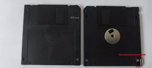 50 x 2HD 3,5''-Disketten - NEU-, Schreibgeschützt, DOS Formatiert 1,44MB - Afbeelding 1 van 3