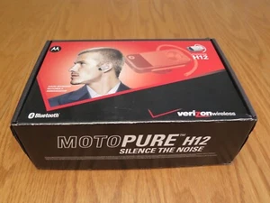Motorola MotoPure H12 Bluetooth Headset Over the Ear CrystalTalk + Extras VIDEO - Picture 1 of 24