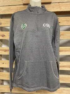 NEW Jansport Colorado State University 1/4 Zip Sweatshirt Men's Size L KG - Picture 1 of 17