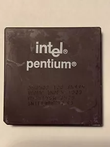 INTEL PENTIUM CPU 120MHz PROCESSOR SX994 A80502-120 - Picture 1 of 7