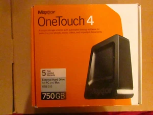 MAXTOR OneTouch 4 750GB External Hard Drive For PC and MAC USB 2.0 - Photo 1/8