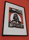 GOD SAVE Darth Vader Jamie Reid punk rock framed