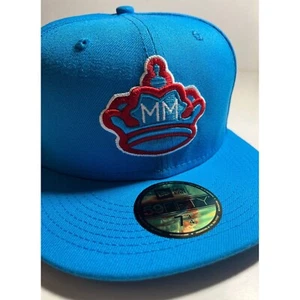 Miami Marlins MLB New Era City Connect "Blue Fan" 59FIFTY Fitted Hat baseball - Picture 1 of 6