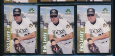 Lot (3) 1995 Multi-Ad Rob Leary Lynchburg HillCats Player Lot (FN38)