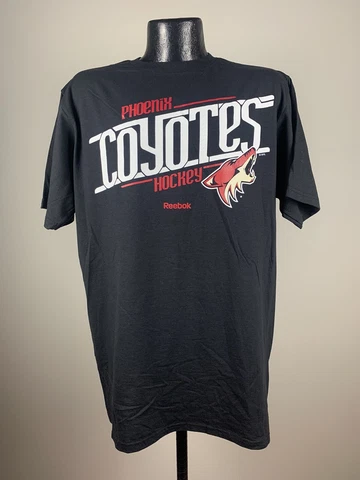 Men's Reebok Phoenix (Arizona) Coyotes Black The New SLD Cotton Shirt NWT 2XL Cover