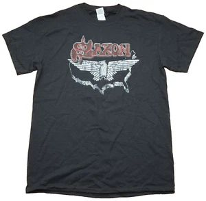 SAXON 2019 Tour Eagle Black T-shirt SZ Extra Large XL Never Worn Authentic Shirt - Picture 1 of 1