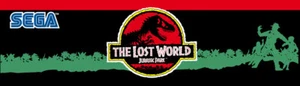 Jurassic Park Lost World Arcade Marquee 30.125" x 8.6" - Picture 1 of 1