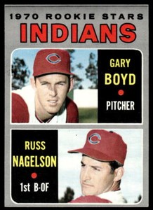 1970 Topps Gary Boyd / Russ Nagelson #7 Cleveland Indians Baseball Card