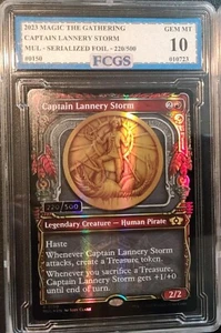 2023 MTG MUL Captain Lannery Storm Serialized Foil 220/500 FCGS 10 GEM MINT!!! - Picture 1 of 2