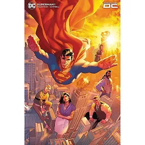 CUBIERTA VARIANTE DE LÁMINA JAMAL CAMPBELL SUPERMAN #1 1:100 CASI NUEVA - PRIORIDAD E INS GRATIS - Imagen 1 de 1