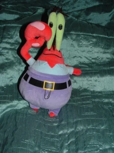 SPONGEBOB SQUARE PANTS MR KRABS BEANIE PELUCHE GIOCATTOLO MORBIDO TY INC 2006 - Foto 1 di 3