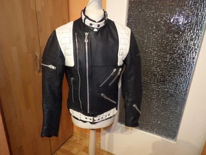 Hein Gericke Hurricane 80er 90er Jahre Motorradjacke Biker-Lederjacke Gr. 54 - Bild 1 von 14