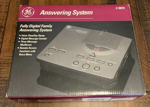 GE Answering System Système de réponse familiale entièrement numérique 2-9876 - Neuf ancien stock - Photo 1/6