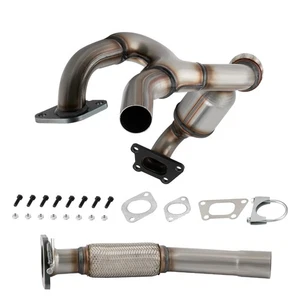 Left Catalytic Converters & Flex Pipe for Cadillac SRX 3.0L 2010-2011 10H41324 - Picture 1 of 12