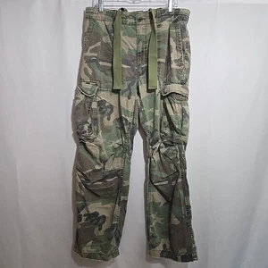 Vintage Polo Jeans Company Cargo Hose Gr. 36/32 Camouflage Military Surplus Ripstop - Bild 1 von 11