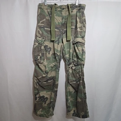 Pantalones cargo de colección Polo Jeans Company talla 36/32 camuflaje militar excedente Ripstop Foto 1 de 4