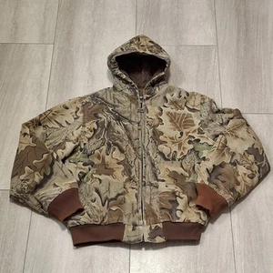 Vintage Walls Camo Jacket YOUTH  18 REGULAR Full Zip Advantage Timber Hunting - Picture 1 of 8