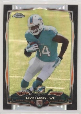 2014 Topps Chrome Black Refractor /299 Jarvis Landry #177 Rookie RC - Image 1 of 2