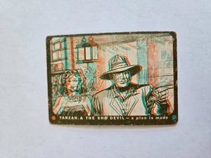 TARZAN & THE SHE DEVIL 1953 TARZAN 3-D SCENE 4 TRADING CARD - Picture 1 of 2