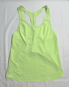 Lululemon Women’s Lightened Up Singlet Tank Top Sz 6 Clear Mint Green - Picture 1 of 9