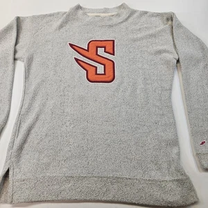Original League Collegiate Oufitters GrayNubby Susquehanna Crewneck Sweatshirt - Picture 1 of 11