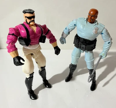COPS N CROOKS TASER con CINTURÓN Y MISIL Y TURBO TUTONE HASBRO 1988 Foto 1 de 4