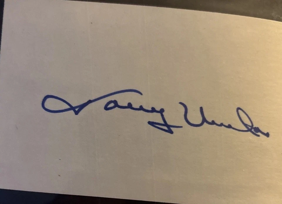 Tarjeta de índice de fútbol americano autografiada 3x5 Johnny Unitas Balt. Colts NFL Foto 1 de 1