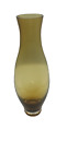 Hand Blown Vase Golden Amber Artland Warsaw Yang Contemporary Design 13”