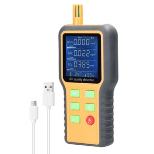 Household  Quality  Multifunctional T/H Sensors CO2 Tester LCD O1H3 - Picture 1 of 9