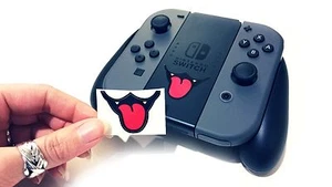 Welpenmund Aufkleber für Nintendo Switch Joy-Con - Bild 1 von 3