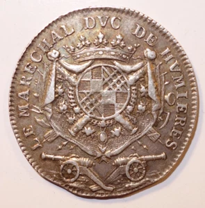 Jeton Louis de Crevant, duc de Humières, grand maître de l’Artillerie 1691 !! - Picture 1 of 2