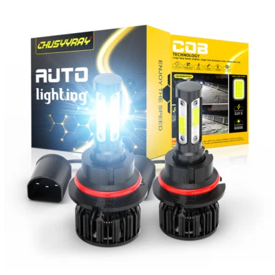 Kit de faros LED 9007 HB5 6000K blanco alto/bajo para CHRYSLER Sebring 2 puertas 2001-2002 Foto 1 de 4