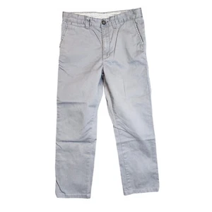 Gymboree Boys Husky Chino Pants Grey Size 10 Adjustable Waist Bottoms - Picture 1 of 10