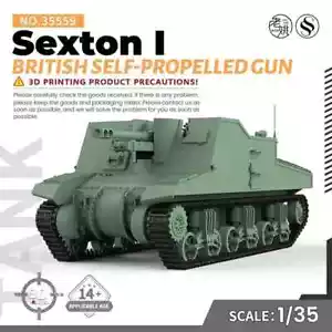 SSMODEL SS35559 1/35 Militär Modellbausatz British Sexton I Selbstfahrpistole WOT - Bild 1 von 5