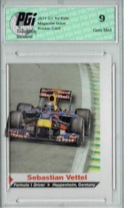 PGI 9 Sebastian Vettel 2011 S.I. for Kids #27 Red Bull Rookie Card
