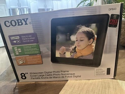 Coby DP843 8” Digital Photo Frame with remote control - Image 1 of 4