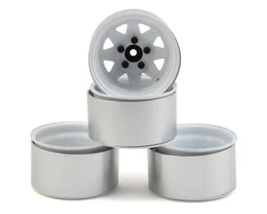 RC4WD 5 Lug Deep Dish Wagon 1.9" Steel Stamped Beadlock Wheels (White) - Picture 1 of 4