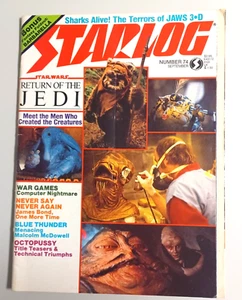 Starlog Magazine #74, O'Quinn Studios, Sep 1983, ROTJ Return of the Jedi Cover - Picture 1 of 7