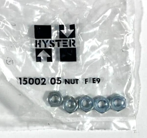 OEM Hyster 15002 Nut Lot Pack of 5 NOS Forklift Part 0015002 F E9 - Picture 1 of 3