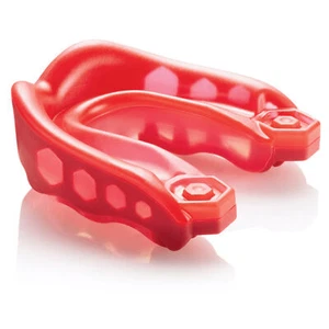 Shock Doctor Mundschutz Gel Max, rot, Junior, one size - Bild 1 von 1