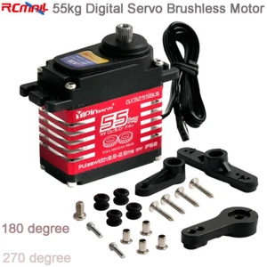 55kg Digital Metal Gear Servo Brushless Motor 5.0-7.4V for RC Robot Smart Car - Picture 1 of 4