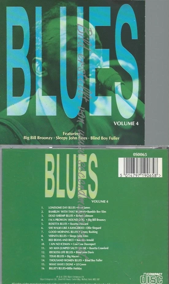 CD--BLUES COLLECTION VOLUME 4 - Bild 1 von 1