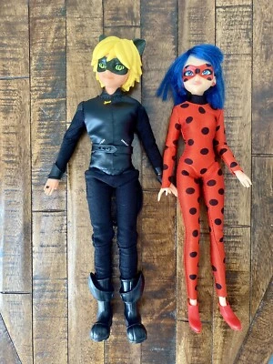 Muñecas articuladas Miraculous Tales of Lady Bug/Dragon Bug & Cat Noir Foto 1 de 4