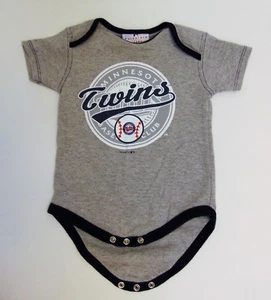 Minnesota Twins Genuine MLB Merchandise Infant Gray One Piece Size 12 Months - Picture 1 of 7