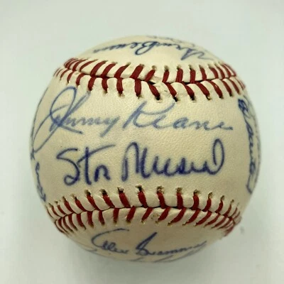 1961 St. Louis Cardinals Team Signed NL Baseball Stan Musial Beckett COA - Image 1 of 4