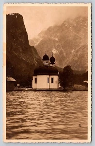 Postcard Germany Bavaria St Bartholomew's Church Roman Catholic 4F - Picture 1 of 2