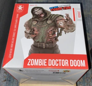 Zombie Doctor Doom Mini-Bust NYCC 2021 Exclusive Gentle Giant #47/750 New Marvel - Picture 1 of 10