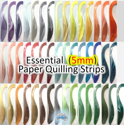 5mm 54cm PAPER QUILLING STRIPS Lucky Star Paper Craft DIY Gift Quiling Craft - image 1 of 4