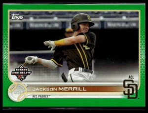 2022 Topps Pro Debut #PD-103 Jackson Merrill Green #/99 - Bild 1 von 2