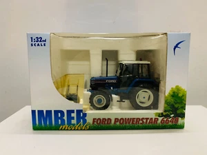 1:32 DieCast Tractor Limited Model Ford Powerstar 6640 IMBER With Accessory - Picture 1 of 10
